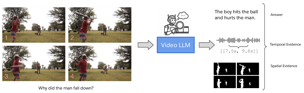 Evidence-Backed Video Question Answering