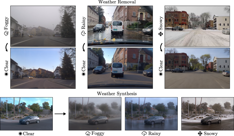Cyclone: Cycle-Consistent Weather Editing